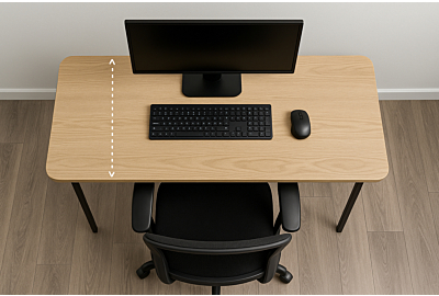 How Deep Should a Desk Be? Optimal Dimensions Guide