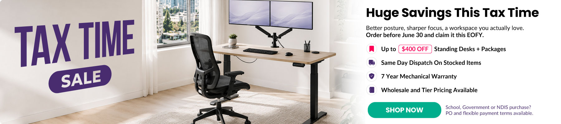 Tax Time Desk Deals