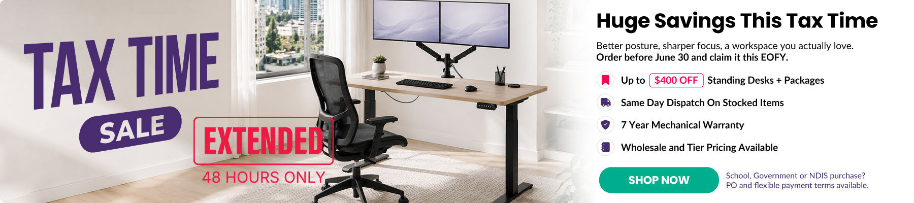 Tax Time Desk Deals
