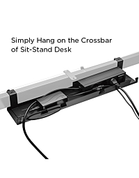 560mm Under Desk Cable Management Tray (Shallow)