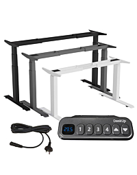 Dual Motor Sit Stand Desk Leg System Only