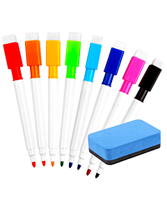 8 Pack Colour Marker Pens
