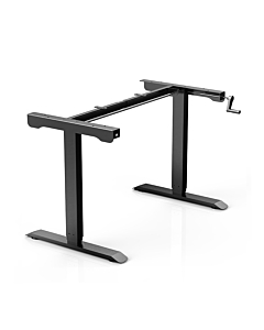 Manual Sit Stand Desk Leg System Only