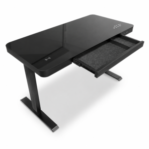 Black 120cm Glass Desk (In Stock)