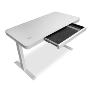 White 120cm Glass Desk (ETA July 25th)