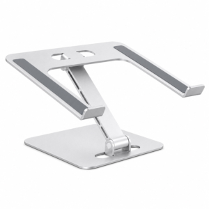 SIlver Fold Away Laptop Riser