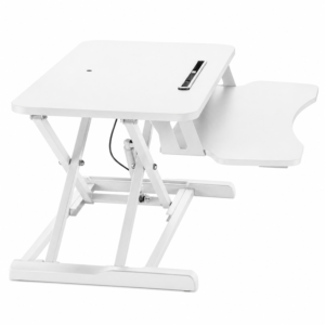 White Sit Stand Desk Converter