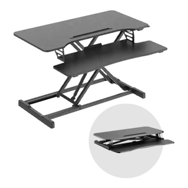 Sit Stand Folding Desk Converter