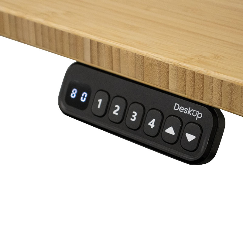 How to reset standing desk using the controller down button